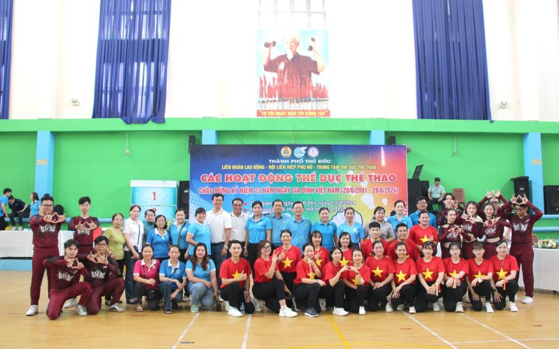 Khai mạc các hoạt động thể dục thể thao kỷ niệm 23 năm ngày Gia đình Việt Nam (28/6/2001 – 28/6/2024)